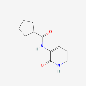 molecular formula C11H14N2O2 B8465328 Cyclopentanecarboxylic Acid (2-Hydroxypyridin-3-yl)amide 