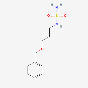 molecular formula C10H16N2O3S B8465369 3-Benzyloxypropylsulfamide 