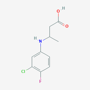 3-(3-Chloro-4-fluoroanilino) butyric acid