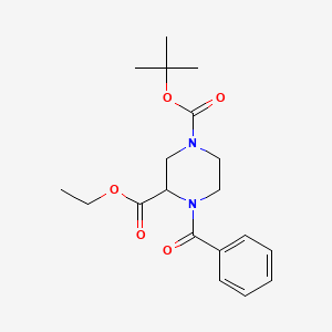 1-Tert-butyl 3-ethyl 4-benzoylpiperazine-1,3-dicarboxylate