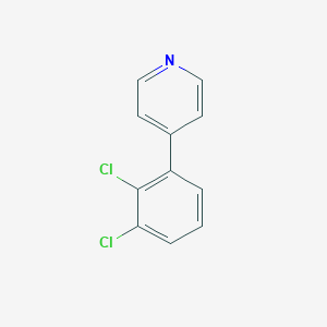 molecular formula C11H7Cl2N B8465476 4-(2,3-Dichlorophenyl)pyridine 