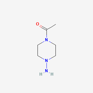 molecular formula C6H13N3O B8465519 1-(4-Aminopiperazin-1-yl)ethanone 