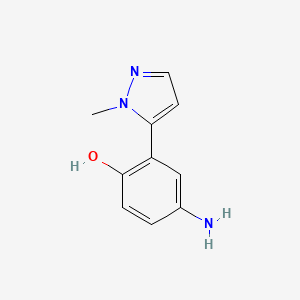 4-amino-2-(1-methyl-1H-pyrazol-5-yl)phenol