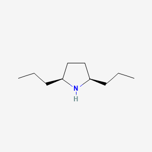 molecular formula C10H21N B8465545 Cis-2,5-dipropylpyrrolidine 