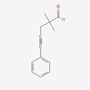 2,2-Dimethyl-5-phenylpent-4-ynal