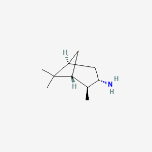 molecular formula C10H19N B8465712 (1R,2S,3S,5S)-2,6,6-trimethylbicyclo[3.1.1]heptan-3-amine 