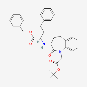 3-(1-benzyloxycarbonyl-3-phenylpropylamino)-1-t-butyloxycarbonylmethyl-2,3,4,5-tetrahydro-1H-[1]benzazepin-2-one