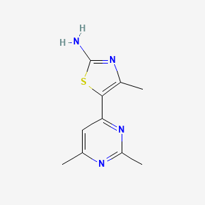 5-(2,6-Dimethylpyrimidin-4-yl)-4-methylthiazol-2-amine