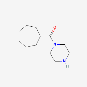 N-(Cycloheptylcarbonyl)piperazine