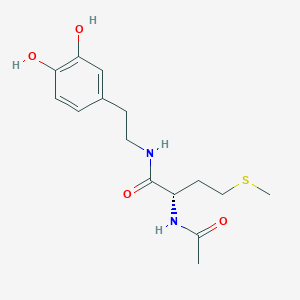 molecular formula C15H22N2O4S B8465863 N-(N-acetyl-L-methionyl)-dopamine CAS No. 122570-36-9
