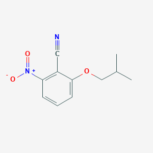 molecular formula C11H12N2O3 B8465912 2-Isobutoxy-6-nitrobenzonitrile 