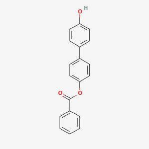 molecular formula C19H14O3 B8465940 4-Benzoyloxy-4'-hydroxybiphenyl 