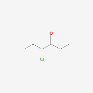 molecular formula C6H11ClO B8465965 4-Chloro-3-hexanone 