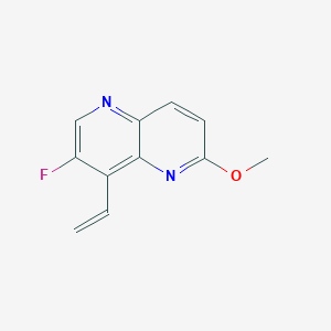 B8465993 8-Ethenyl-7-fluoro-2-(methoxy)-1,5-naphthyridine CAS No. 724788-71-0