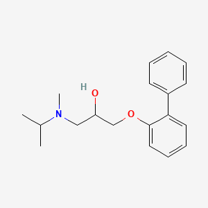 B8466083 1-[([1,1'-Biphenyl]-2-yl)oxy]-3-[methyl(propan-2-yl)amino]propan-2-ol CAS No. 63638-03-9