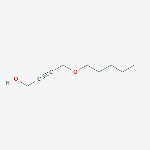 molecular formula C9H16O2 B8466143 4-(Pentyloxy)but-2-yn-1-ol 