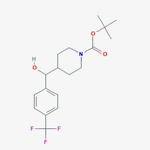 1-Boc-4-[Hydroxy-(4-trifluoromethylphenyl)methyl]piperidine