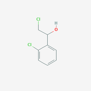 molecular formula C8H8Cl2O B8466271 2-Chloro-1-(2-chlorophenyl)ethan-1-ol 