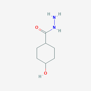 molecular formula C7H14N2O2 B8466299 4-Hydroxycyclohexanecarbohydrazide CAS No. 17419-82-8