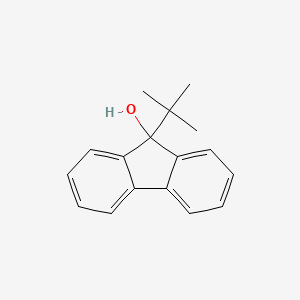 molecular formula C17H18O B8466351 9-t-Butyl-9H-fluoren-9-ol 