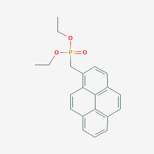 molecular formula C21H21O3P B8466388 Diethyl 1-pyrenylmethylphosphonate 