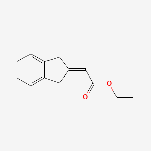 Acetic acid, (1,3-dihydro-2H-inden-2-ylidene)-, ethyl ester