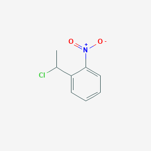 molecular formula C8H8ClNO2 B8466482 1-(1-Chloroethyl)-2-nitrobenzene 