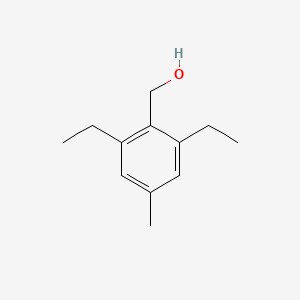 molecular formula C12H18O B8466488 2,6-Diethyl-4-methylbenzyl alcohol 