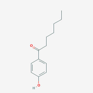 molecular formula C13H18O2 B084665 4'-羟基庚基苯甲酮 CAS No. 14392-72-4