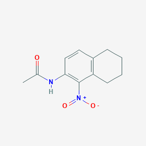 N-(1-nitro-5,6,7,8-tetrahydronaphthalen-2-yl)acetamide