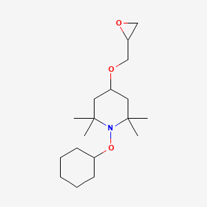 1-Cyclohexyloxy-2,2,6,6-tetramethyl-4-(2,3-epoxypropoxy)piperidine