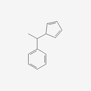 B8466599 [1-(Cyclopenta-2,4-dien-1-yl)ethyl]benzene CAS No. 55679-99-7