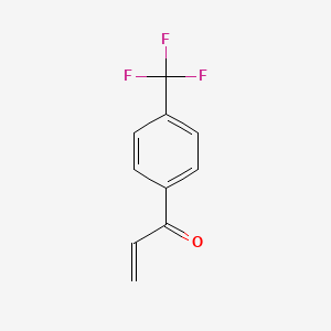 molecular formula C10H7F3O B8466706 1-[4-(Trifluoromethyl)phenyl]prop-2-en-1-one 