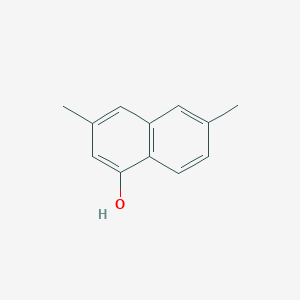 molecular formula C12H12O B8466763 3,6-Dimethylnaphthalen-1-ol 