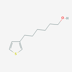 molecular formula C10H16OS B8466773 6-(Thiophen-3-yl)hexan-1-ol CAS No. 88940-95-8