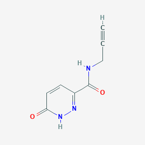 molecular formula C8H7N3O2 B8466776 N-prop-2-ynyl-6-oxo-1,6-dihydropyridazine-3-carboxamide 