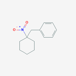 molecular formula C13H17NO2 B8466787 1-Benzyl-1-nitrocyclohexane 