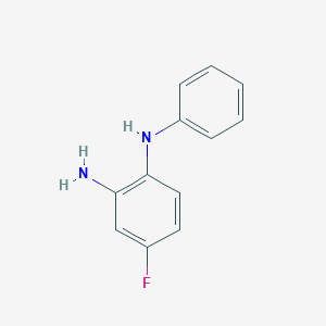 molecular formula C12H11FN2 B8466788 4-fluoro-N1-phenylbenzene-1,2-diamine 