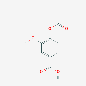 molecular formula C10H10O5 B084668 4-乙酰氧基-3-甲氧基苯甲酸 CAS No. 10543-12-1