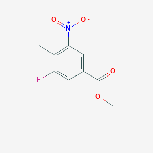 Ethyl 3-fluoro-4-methyl-5-nitrobenzoate