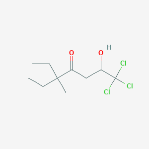 1,1,1-Trichloro-5-ethyl-2-hydroxy-5-methylheptan-4-one