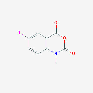 molecular formula C9H6INO3 B8466825 5-iodo-N-methylisatoic anhydride CAS No. 151979-22-5