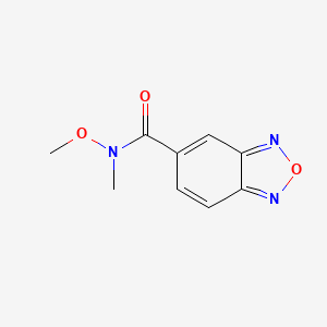 N-methoxy-N-methylbenzo[c][1,2,5]oxadiazole-5-carboxamide