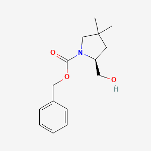 (S)-1-Benzyloxycarbonyl-4,4-dimethyl-2-hydroxymethylpyrrolidine