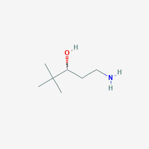 molecular formula C7H17NO B8466982 (R)-1-Amino-4,4-dimethyl-3-pentanol 