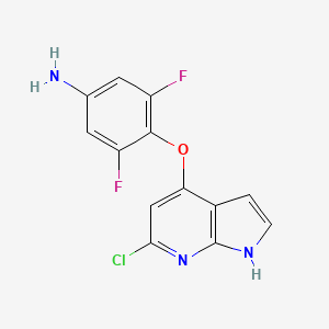 Benzenamine,4-[(6-chloro-1h-pyrrolo[2,3-b]pyridin-4-yl)oxy]-3,5-difluoro-