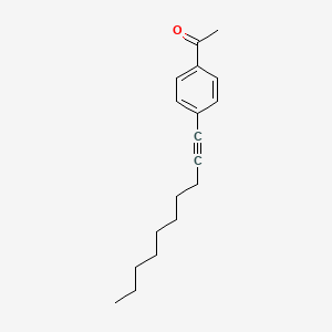 molecular formula C18H24O B8467019 1-(4-(Dec-1-ynyl)phenyl)ethanone CAS No. 693238-96-9