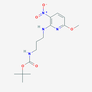 [3-(6-Methoxy-3-nitro-pyridin-2-ylamino)-propyl]-carbamic acid tert-butyl ester