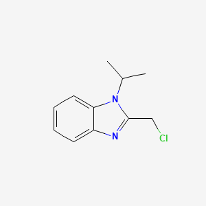 molecular formula C11H13ClN2 B8467095 1-Isopropyl-2-chloromethylbenzimidazole 