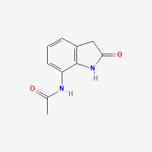 molecular formula C10H10N2O2 B8467155 N-(2-oxoindolin-7-yl)acetamide 